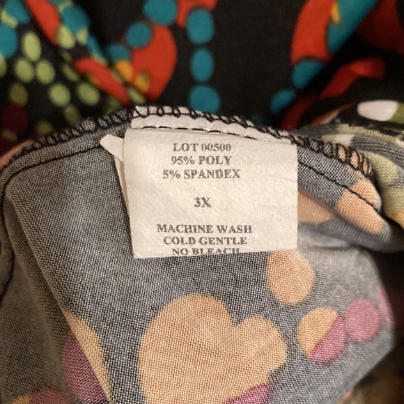 Flirty Pink tunic shirt dress multi dot design - Picture 4 of 5